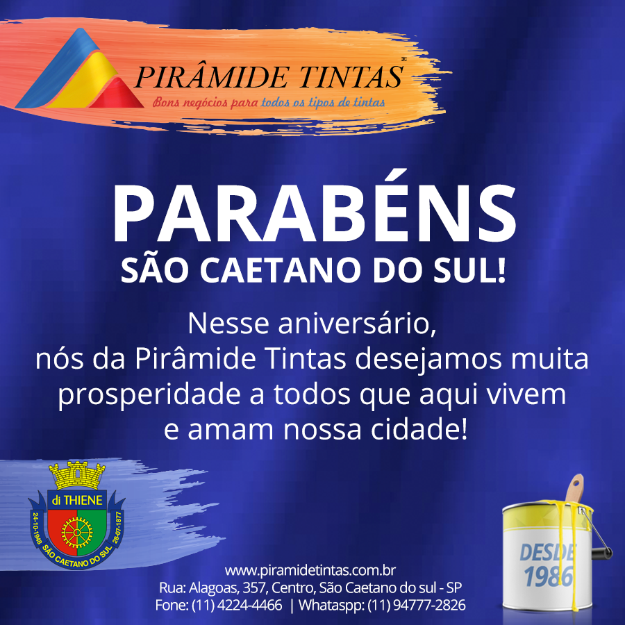 Tintas Pirâmide, São Caetano do Sul - SP ABC