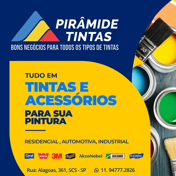 Tintas Pirâmide, São Caetano do Sul - SP ABC